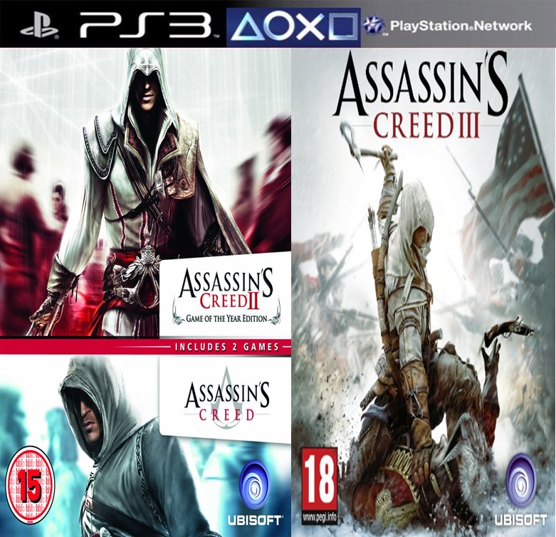 Assassin's Creed Trilogy PS3 3en1