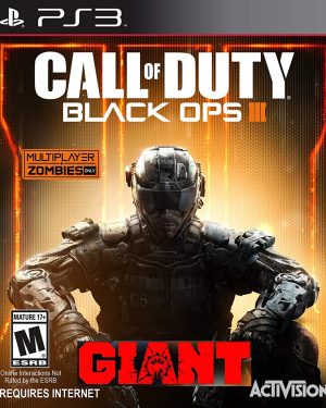 Call of Duty: Black Ops III + Giant Mapa Zombies + Black Ops 1 PS3