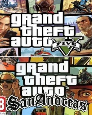 Grand Theft Auto V + Grand Theft Auto: San Andreas PS3 2en1