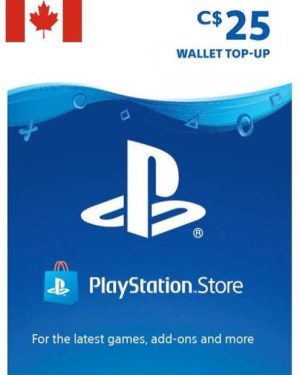 Tarjeta PlayStation Network 25 CAD CANADA