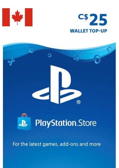 Tarjeta PlayStation Network 25 CAD CANADA