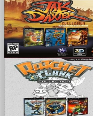 Ratchet and Clank Trilogy + Jak and Daxter Trilogy PS3 6en1
