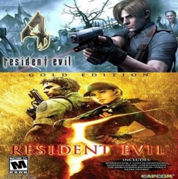 Resident 4 HD + Resident 5 Gold PS3 2en1