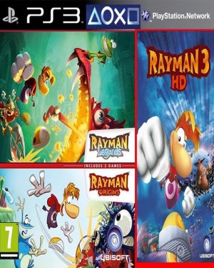 Rayman Trilogy: Legends + Origins + 3 HD PS3 3en1
