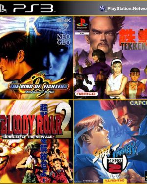 Bloody Roar 2 + Tekken 2 + SF Alpha 2 + KOF 99 PS3