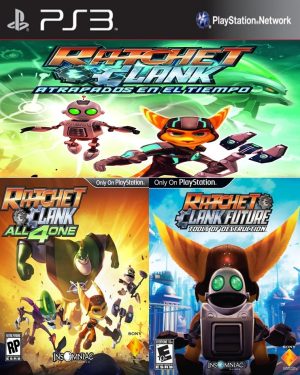 Ratchet & Clank Future: Tools Of Destruction + All 4 One + A Crack in Time PS3