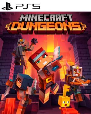 Minecraft Dungeons PS5 Retro