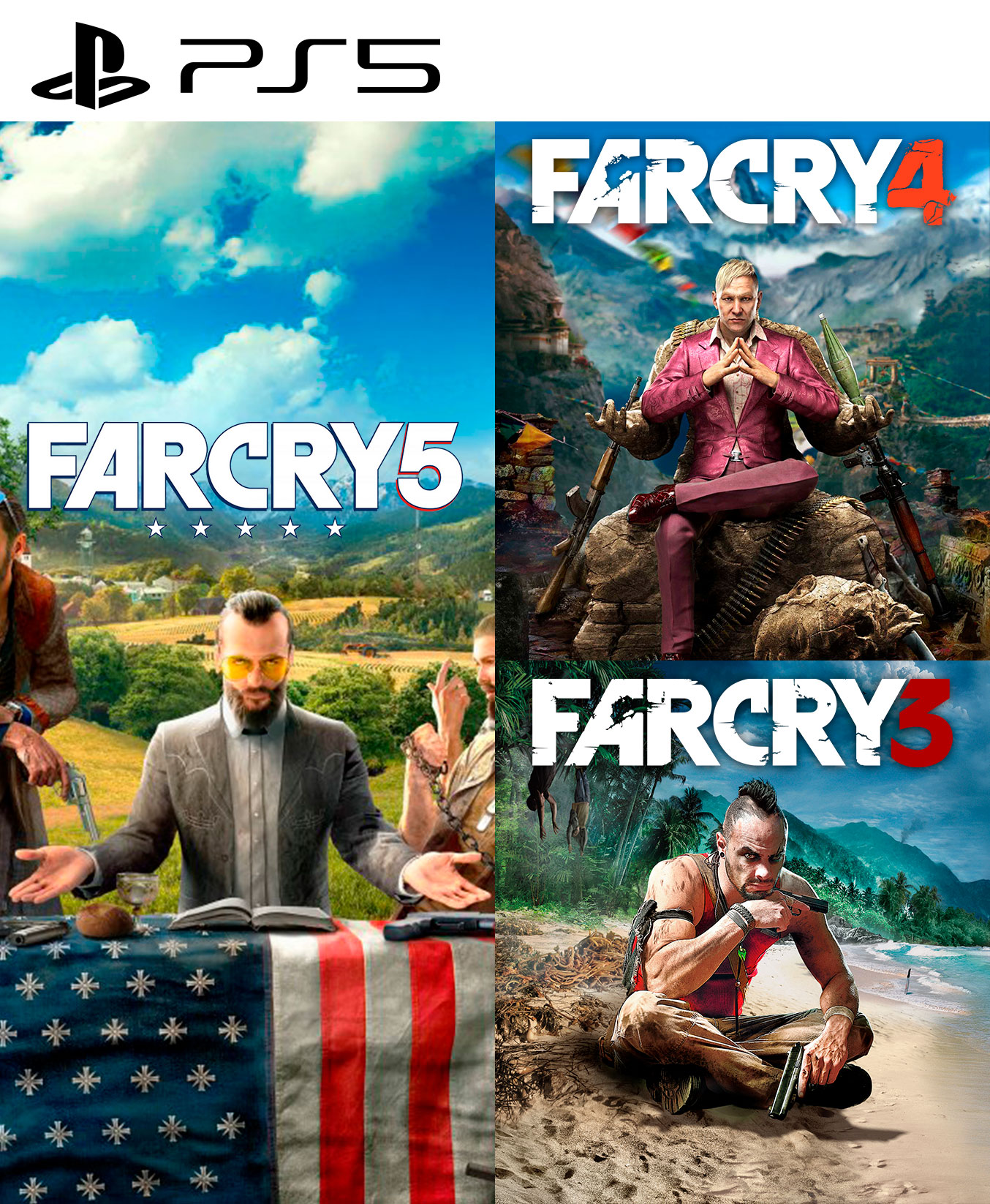 Far Cry Insanity 3+4+5 PS5 Retro