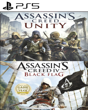 Assassin’s Creed Unity + IV Black Flag PS5 2en1 Retro